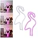 AIZESI Flamingo Neon Light Decor Lamp Flamingo Neon Signs,LED Neon Lamps,LED Ligths Wall Decoration Girls Bedroom,Living Room,Christmas,Party as Kids Gift(Pink Flamingo)
