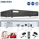 OWSOO DVR Recorder for Cameras 16 Channel NVR1080P H.264 P2P NVR CCTV Security Phone Control Motion Detection Email Alarm for Surveillance IP Camera