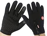 Andyshi Men's Winter Outdoor Cycling Glove Touchscreen Gloves for Smart Phone