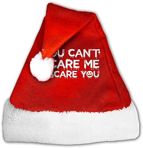 Mecia Face Gave Me Cancer Plush Santa Hat Red