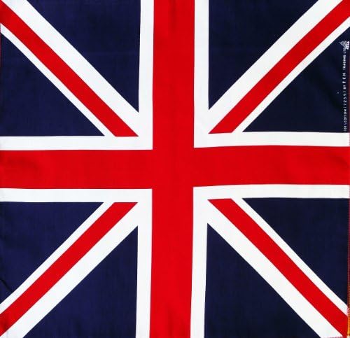 Union Jack Handkerchief Headwrap Bandana F8