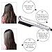 KINGDOMCARES Hair Straightener Brush, PTC Faster Heating Straightening Brush Styler At Home Purple