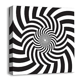 Abstract Visual Illusion Painting for Bedroom Living Room