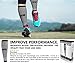 SB SOX Compression Calf Sleeves (20-30mmHg) for Men & Women - Perfect Option to Our Compression Socks - For Running, Shin Splint, Medical, Travel, Nursing, Cycling, and Leg Pain (Gray/Black, Large)