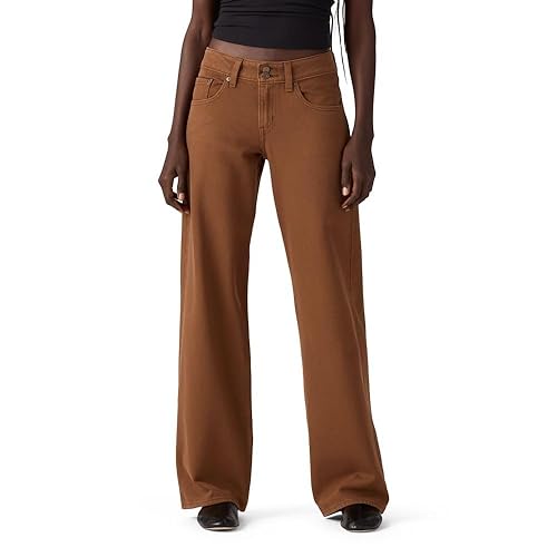 Levi's Women's Superlow Jeans, (New) Washed Bison (Twill-Non Stretch), 27