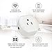 Martin Jerry Mini WiFi Smart Plug - Alexa & Google Home Compatible, No Hub Required, White, Toggle Switch, Automatic Operation