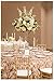 Wedding Table Numbers | Elegant 1-24 Double Sided Pearl White and Gold Table Numbers on Heavy Cardstock with Pearlescent Finish | Includes Mr and Mrs Table Cards and 2 Reserved Table Cards