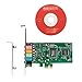 QNINE PCIe Sound Card for PC Windows 10, PCI Express Desktop Sound Adapter with Low Profile Bracket, 3D Stereo PCIe Audio Card, VIA 1723 Chip 32 or 64 Bit Sound Card for Windows XP 7 8