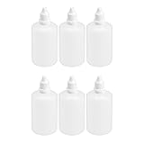 OFOWIN 6 Pcs Plastic Dropper Bottle, 100ml / 3.4oz