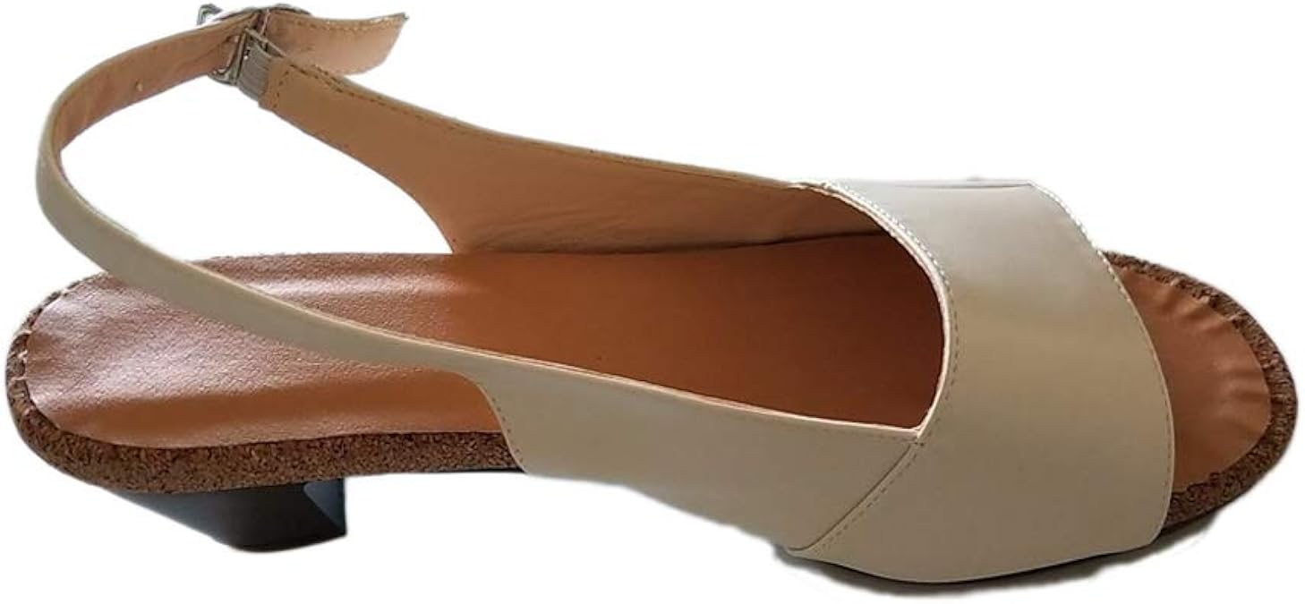 elegant comfortable low chunky heel summer sandals