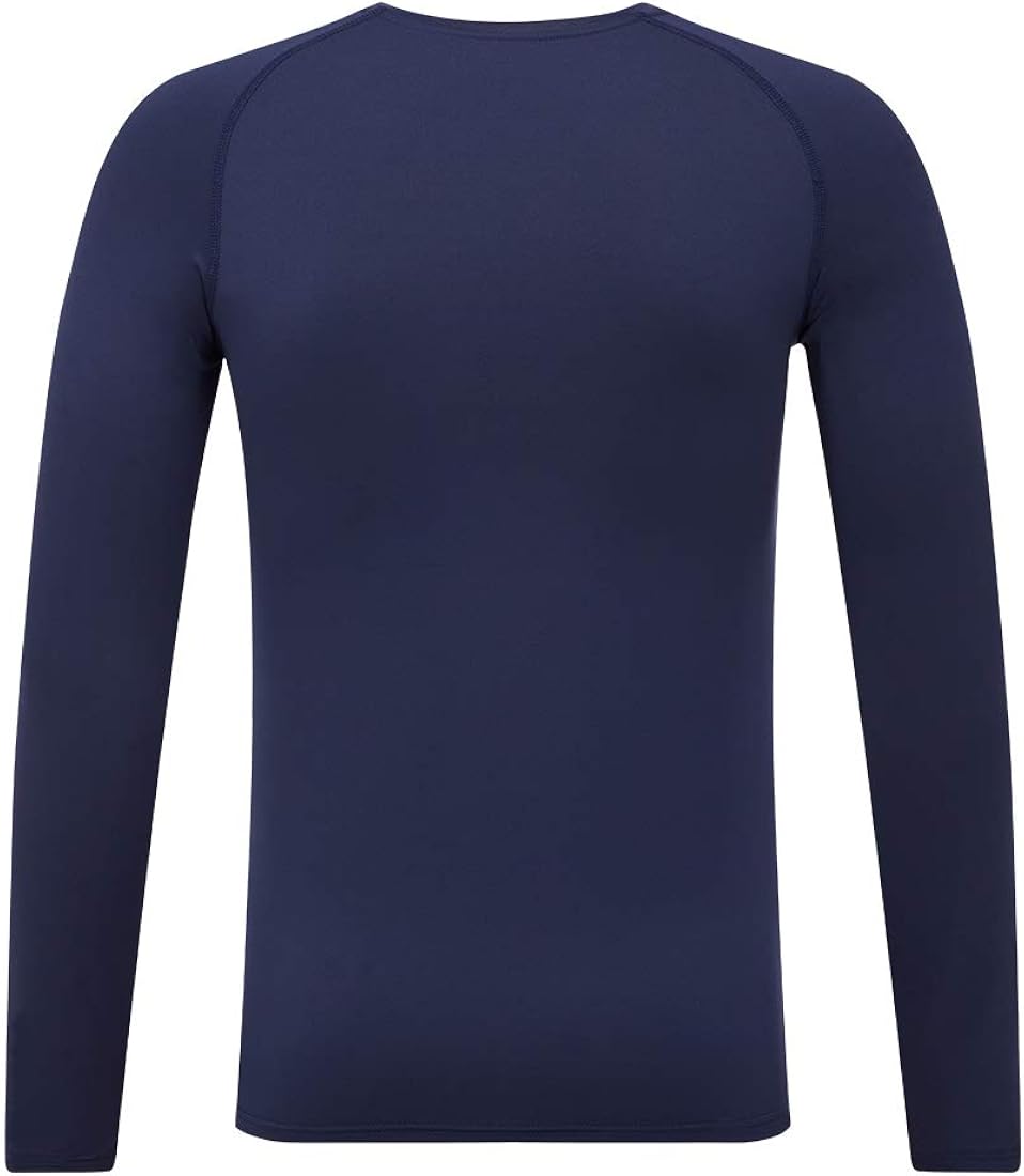 DEVOROPA Youth Boys Compression Shirt Long Sleeve Football Baseball Undershirt Quick Dry Sports Baselayer: Clothing