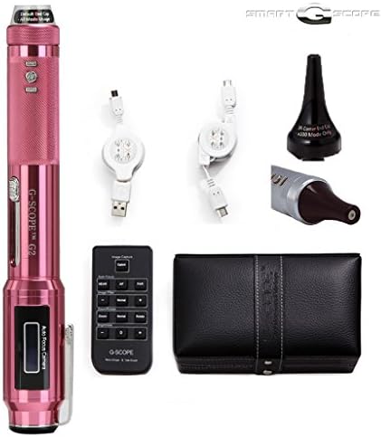 [GENIETECH] SMART G-SCOPE 10X-250X LED Lighted Auto Focus Digital Microscope &amp; Telescope Industrial Package - 8 Colors (G2: Pink)