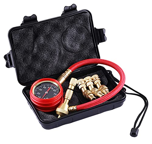 Rapid Air Down Tire Deflator Kit With Glow-in-Dark Gauge - Offroad Tire Tool For Jeep, Truck, ATV