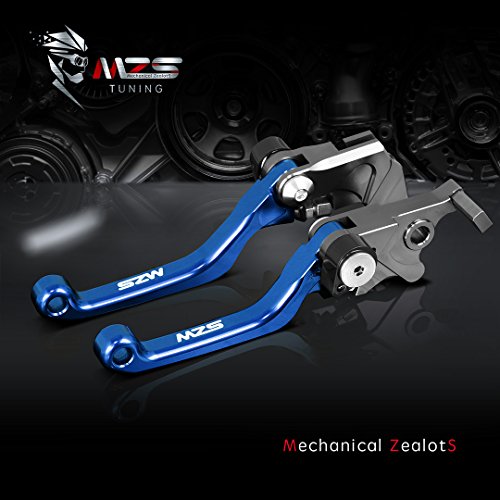 Blue Anodized CNC Brake & Clutch Levers For Yamaha YZ125/250/426F/450F (2001-2007)