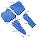 Color Scissor 8 Pieces Caulking Tool Kit Sealant Finishing Tools for Bathroom Kitchen and Floor Sealing, Blue