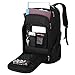S-ZONE Wheeled Backpack Rolling Carry-on Luggage Travel Duffel Bag