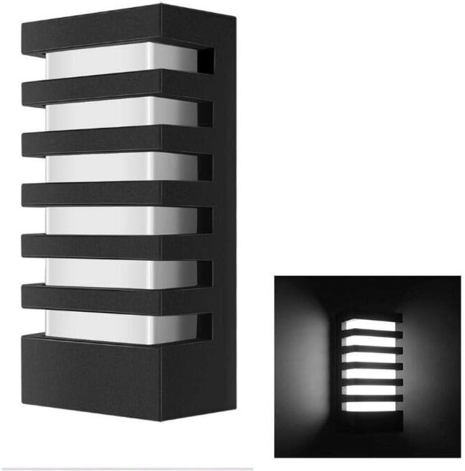 Yadianna Led Waterproof Wall Light Modern Outdoor Wall Lamp Simple Horizontal Bar Home Decoration Lamp Black A High Taste Amazon Com