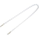 PATIKIL Acrylic Purse Strap, Acrylic Chain Purse Strap Replacement Luxury Handbag Chain Handle Straps