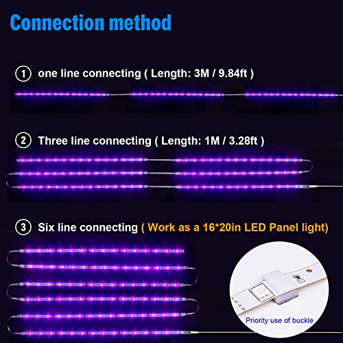 image for PANGTON VILLA RGB Under Cabinet Lighting, 6 PCS x 19.6In LED Strip Lig