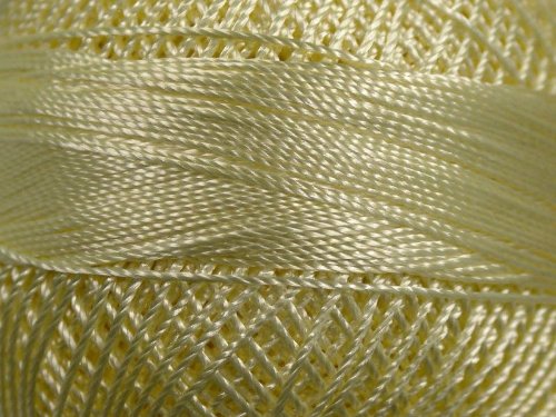 Baby Yellow - Yarn Art Tulip Size 10 Microfiber Thread - 50 Gram