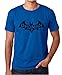 Crazy Bros Tees Dadman - Super Dadman Bat Hero Funny Premium Men's T-Shirt (X-Large, Royal Blue)