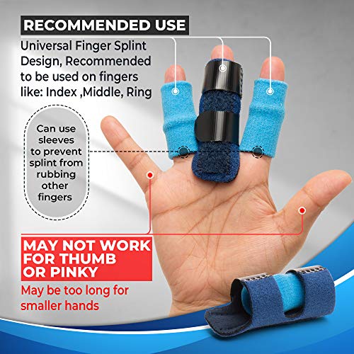 ARTHRITISTORE Trigger Finger Splint with Two Finger SleevesBroken