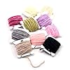 SAMS-Fly-Tying-Body-Materials-Tinsel-Rayon-Chenille-Yarn-2mm-Small-for-Woolly-Bugger-Worms-Leech-10-Random-Colors-Assorted-30M