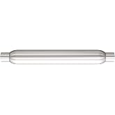 MagnaFlow Performance Exhaust Muffler 18146 | Deep Signature Sound, 4x4x26" Round, Aluminized Steel, 2.5"/2.5" Inlet/Outlet, Center/Center