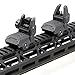 MGPCQB Tactical Foldable Front & Rear Sight, Low Profile High Strength Polymer Flip Up Sights, Backup Sight for Picatinny Rail