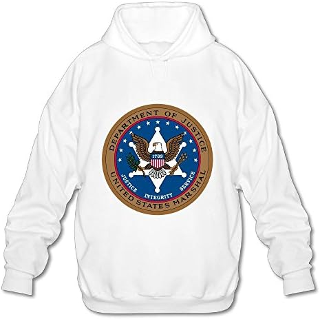 United States Marshals Service 100% Cotton Hoodie Novelty Sweatshirts For Men