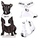 Blind Dog White Color Coded Waterproof Padded Adjustable Non Pull Front and Back Ring Alert Warning Medium Vest Dog Harness Prevents Accidents By Warning Others of Your Dog in Advance