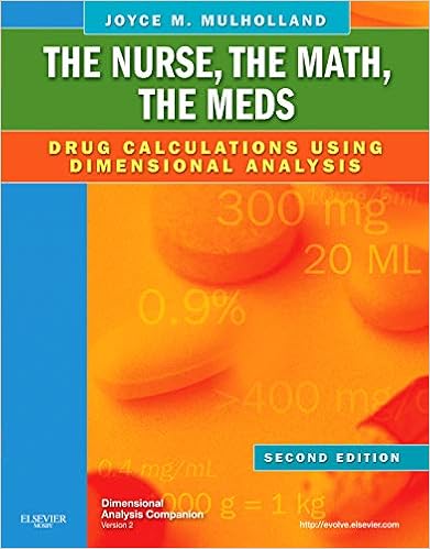 The Nurse The Math The Meds Drug Calculations Using - 