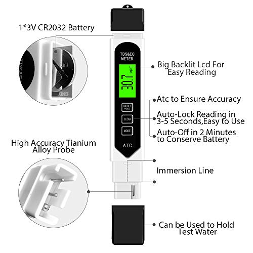 2 Accurate+Professional+Temperature+0+9990ppm+Aquariums