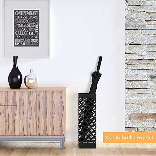 image for NEX Umbrella Holder, Metal Umbrella Stand Rack with Drip Tray and Hook