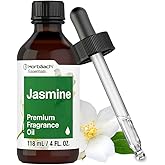 Horbäach Jasmine Fragrance Oil | 4 fl oz (118ml) | Premium Grade | for Diffusers, Candle and Soap Making, Aroma Spray, DIY Pr