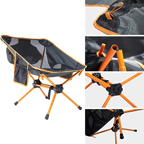 Ubon Compact Folding Camping Chair Lightweight Portable Backpacking