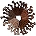 Cyndibands Brunette Ribbon Hair Ties, Gentle Elastic Ponytail Holders, 25 Count
