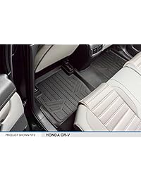 Alfombrillas de piso MAXFLOORMAT, para Honda CR V (2017) set completo, color negro.
