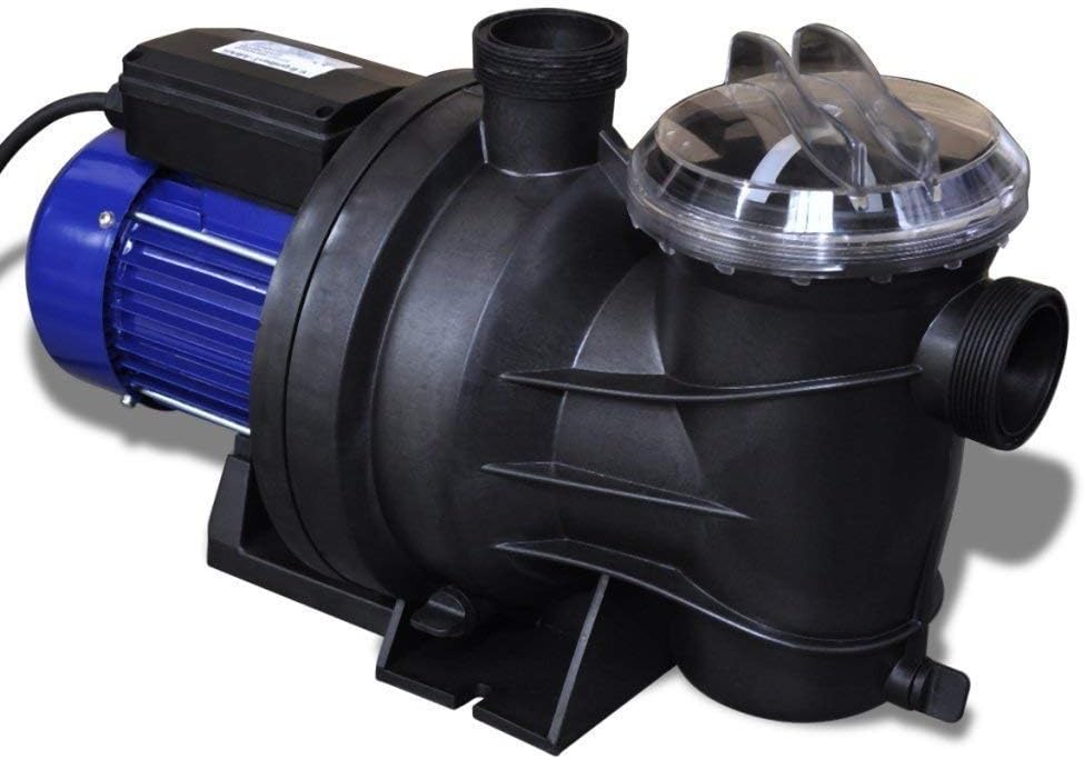 WT Trade Power Schwimmbadpumpe mit Filter 1200 Watt 23.000 l/h Umwälzpumpe Poolpumpe