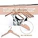 JS HANGER Wooden Coat Hangers, 10 Pack Wood Bridal Dress Hangers, Premium Wooden Shirt Hangers with Notched Shoulders and Anti-Rust Hook, Extra Smooth and Splinter Free Natural Finish