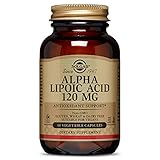 Solgar Alpha Lipoic Acid 120 mg, 60 Vegetable Capsules
