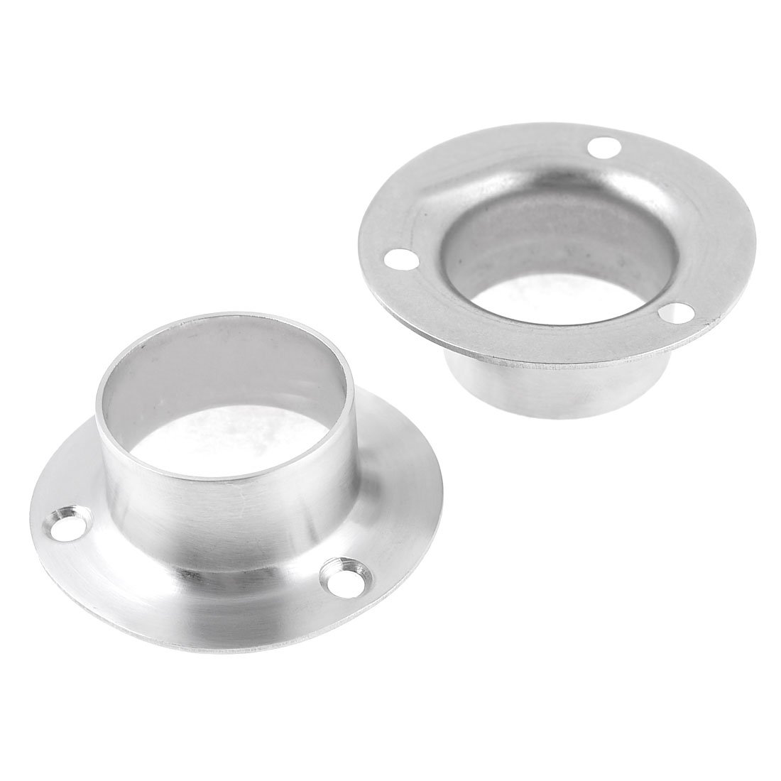 sourcingmap 2 Pcs 50mm x 15mm Stainless Steel Clothes Lever Socket Pipe Weld Neck Flange
