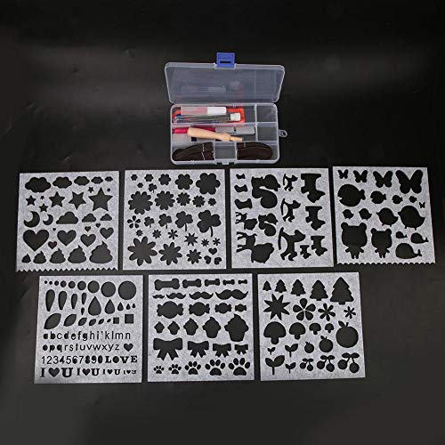 image for Hilitand 7Pcs DIY Needle Felting Applique Mold Handcraft Making Cute P