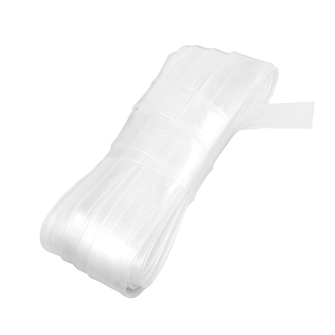 Sourcingmap Rate 2:1 20mm Dia Clear Polyolefin Heat Shrinkable Tube 10M 32.8ft