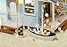 Rylai 3D Puzzles Miniature Dollhouse DIY Kit Light Caribbean Sea Series Dolls Houses Accessories with Furniture LED Music Box