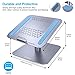Adjustable Laptop Stand, Lamicall Laptop Riser : Multi-Angle Height Adjustable 360°Rotation Computer Notebook Stand Desktop Holder Compatible with Apple MacBook, Mac, Air, Pro, Dell XPS, HP(10-17″)thumb 4