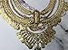 Thkmeet Bib Bohemian Ethnic Gypsy Coin Festival Statement Necklace and Earrings Set for Women Boho Jewelry