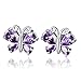 Fashion Multicolour Rhinestone Butterfly Retro Ear Studs Earrings 1 Pair