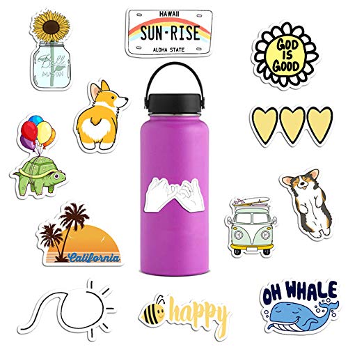 VSCO Stickers for Hydro Flask,Water Bottles,Laptop,Phone,Suitcase,Fridges.(50 pcs) ...