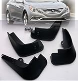 Car parts Racing OEM Black Rear Mudguard Mud Flaps Splash Guard Fit For HYUNDAI SONATA 2011 2012 2013